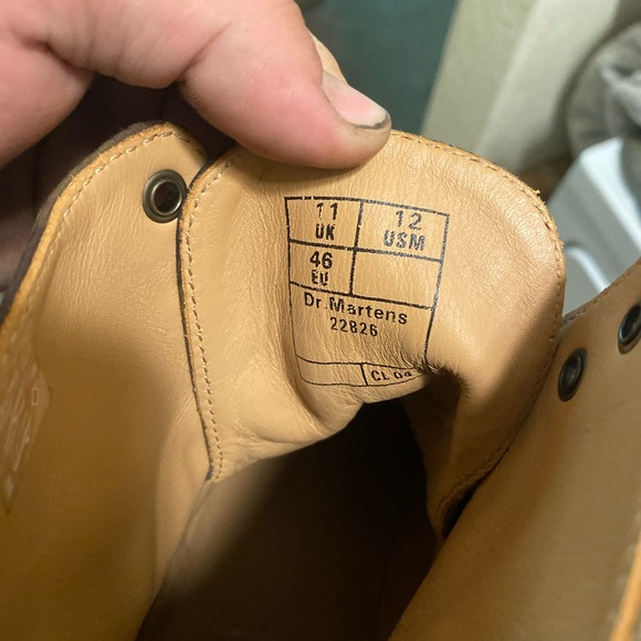 ⭐️ Dr. Martens Made in England Camo Pascal 1460 US 12 UK 11 GREAT CONDITION! - Picture 5 of 16